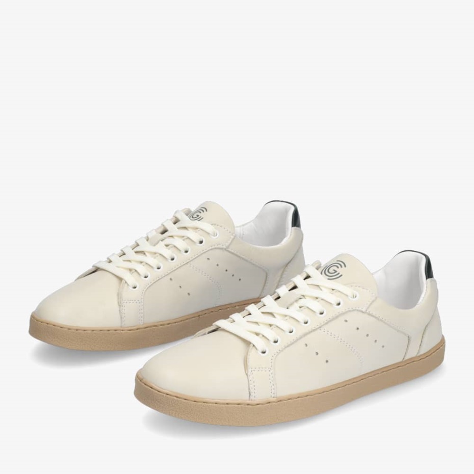 Univers Almindelige Mænd Off-white/grønne Groundies Dk